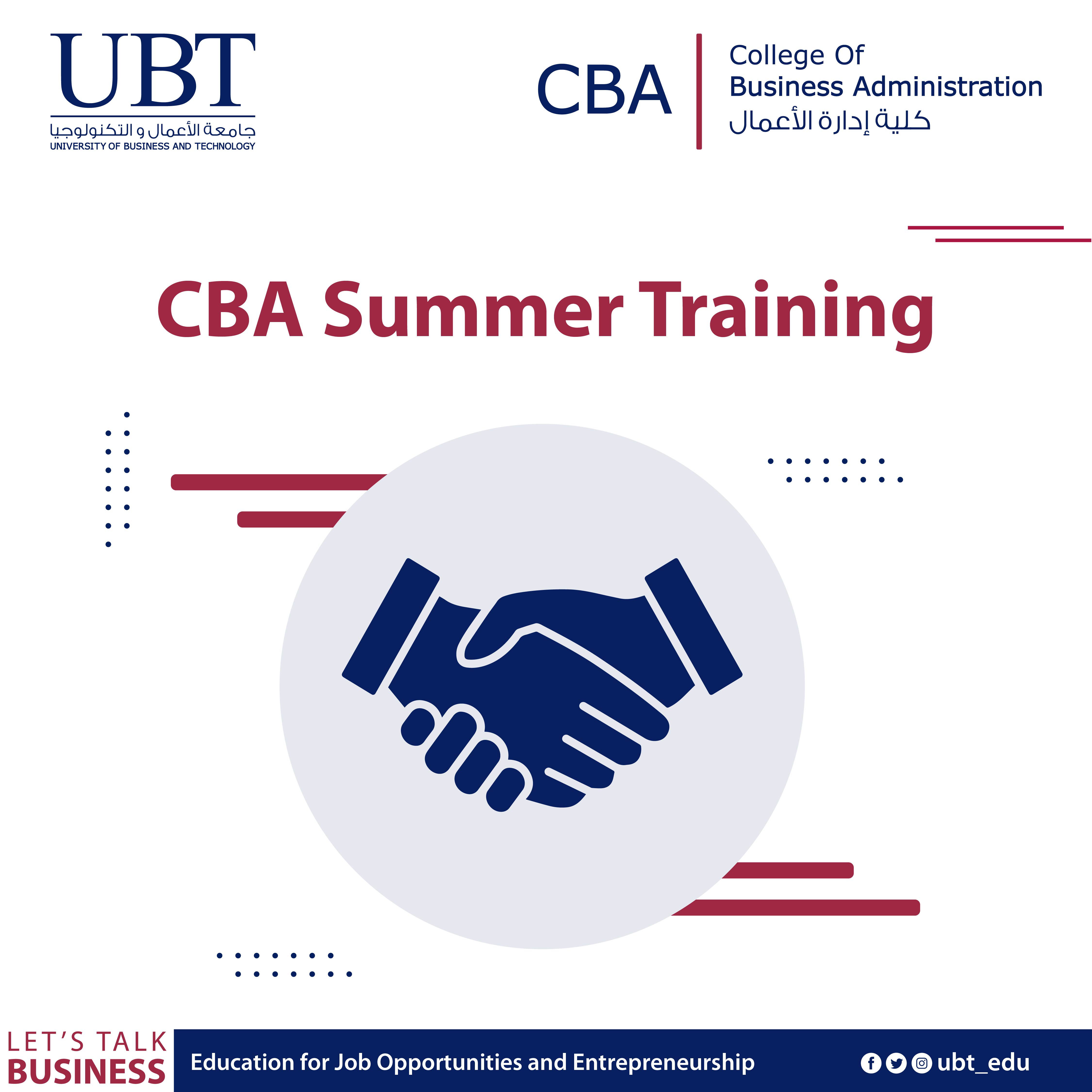 CBA's Summer Training Program